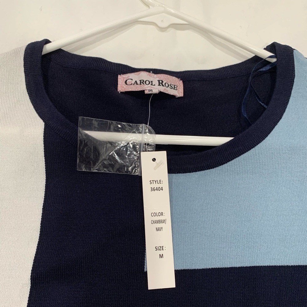 CAROL ROSE Women Top Pullover Sweater Size M - Picture 6 of 8